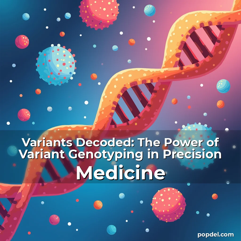 Read more about the article Variants Decoded: The Power of Variant Genotyping in Precision Medicine
