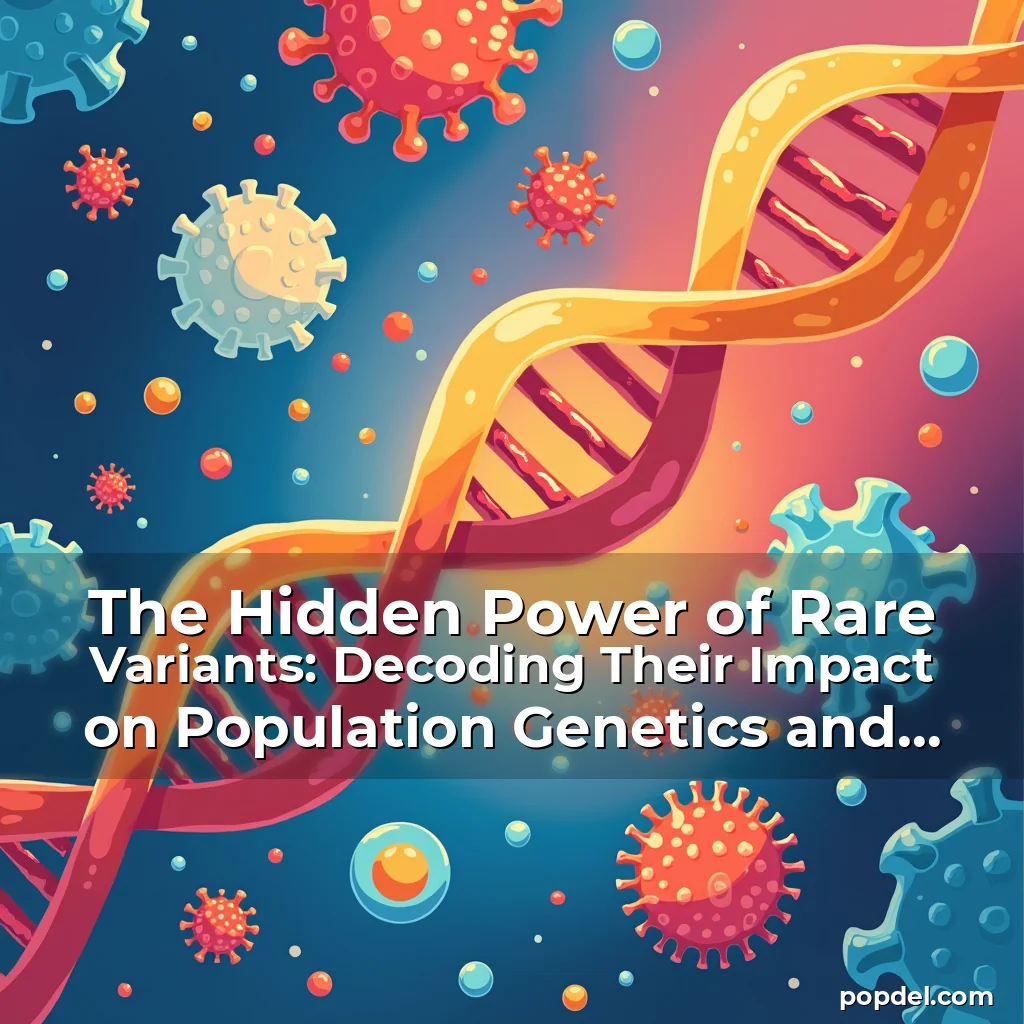 Read more about the article The Hidden Power of Rare Variants: Decoding Their Impact on Population Genetics and Disease