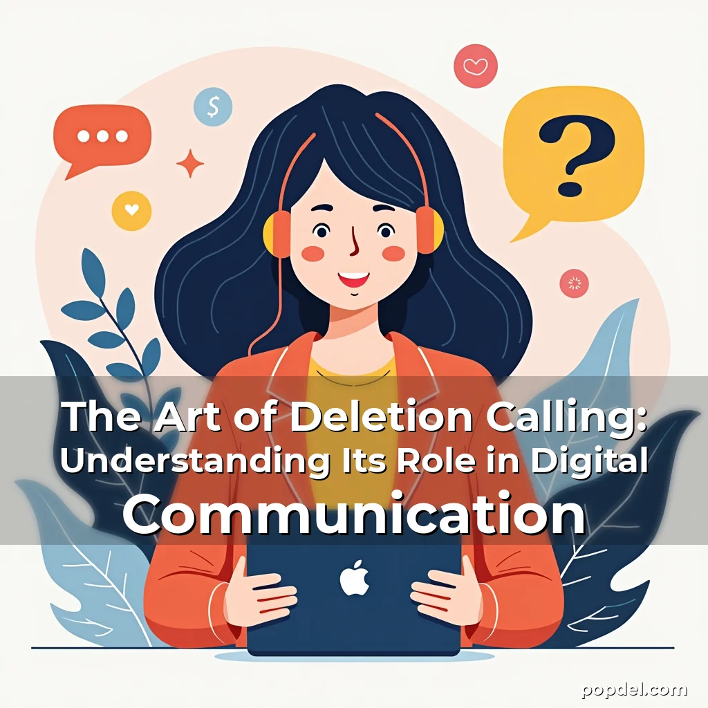Read more about the article The Art of Deletion Calling: Understanding Its Role in Digital Communication