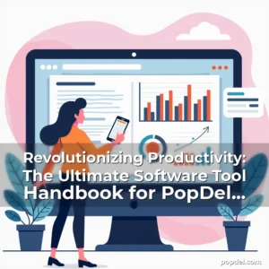 Artistic representation for Revolutionizing Productivity: The Ultimate Software Tool Handbook for PopDel Enthusiasts